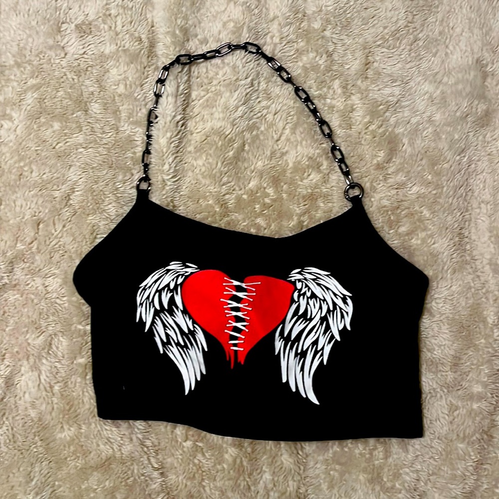 XS romwe crop top